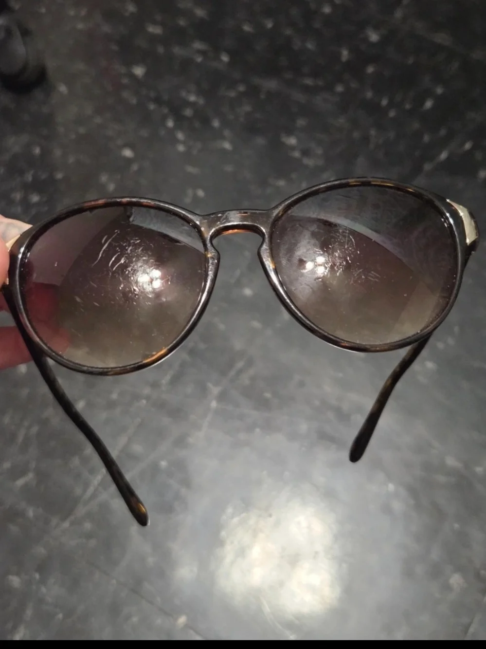 Women's Tortoiseshell Round Sunglasses - Brown Lenses